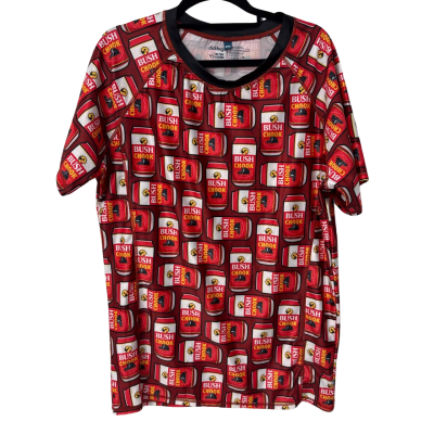 Dicktogs  bush chook Size XXL Short Sleeve rashie. Vest Red 