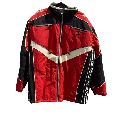 PPG Motorsport Mens  Size L Front Zipper Black  / Red / White 