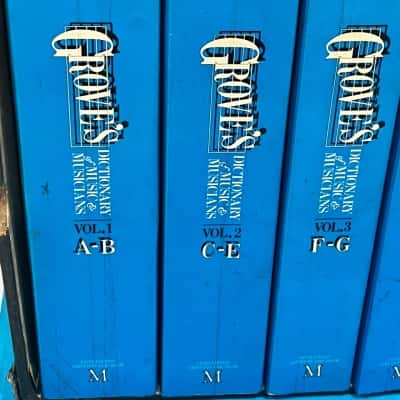 Vintage 10 Volume Groves Dictionary of Musicians Music History Book Set 