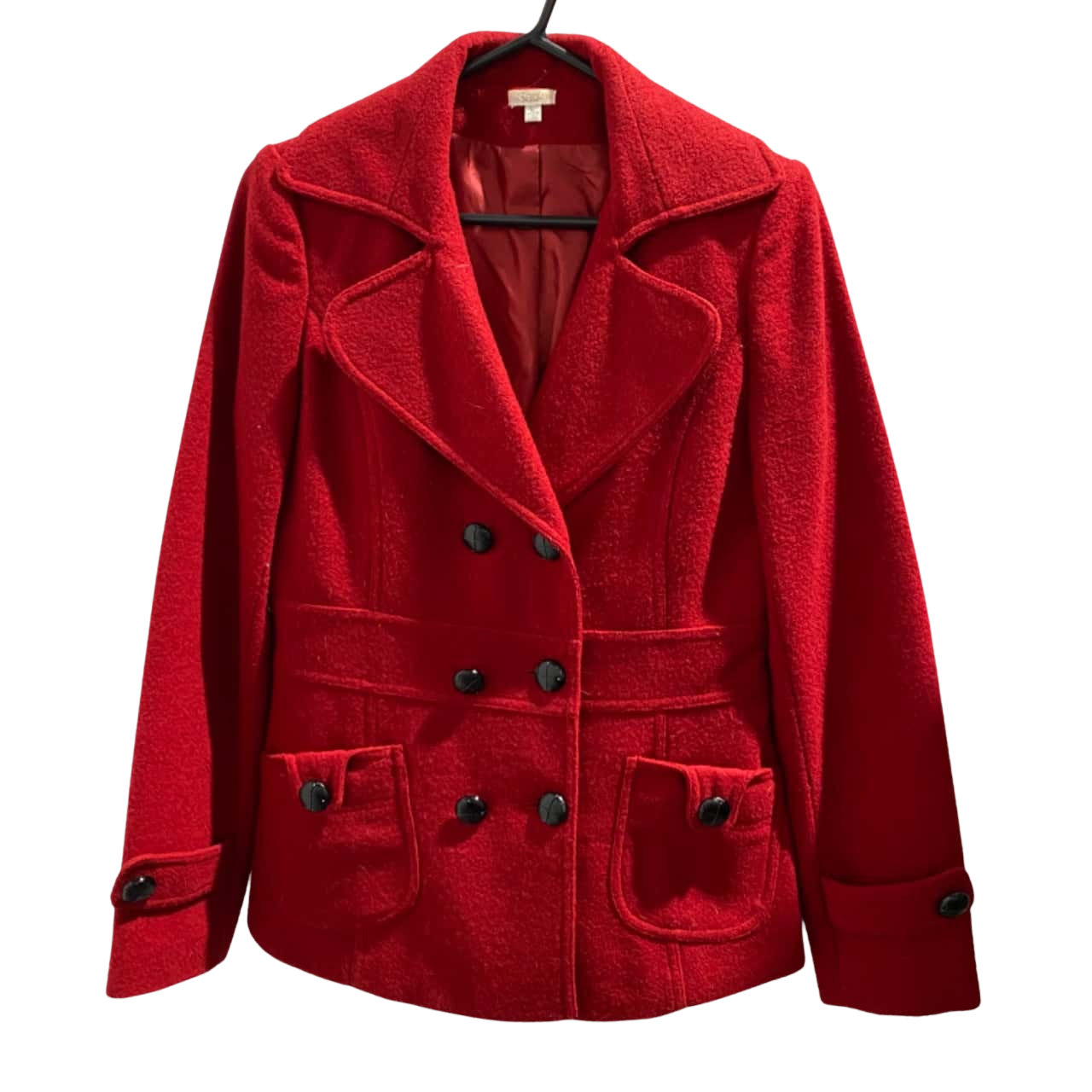 Sadie Womens Size L Winter Coat Red (s)