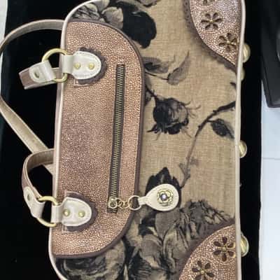 Spencer and Rutherford Womens Handbag Beige 