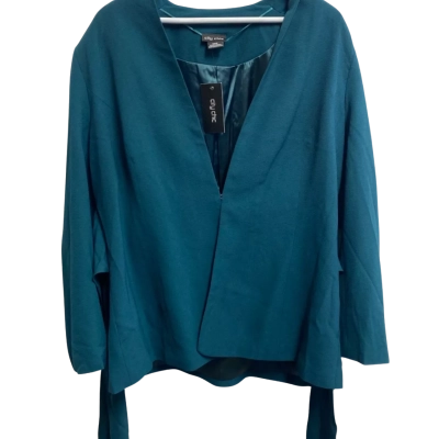 City Chic Womens Open Jacket   Size 18 Teal 