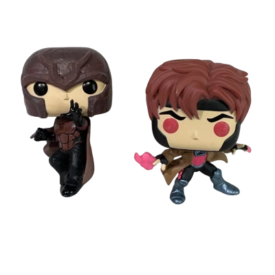 X-Men Funko Pop 2pc Set (Gambit + Magneto)
