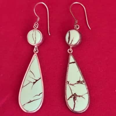  Women's Sterling Silver Dangle Earrings 