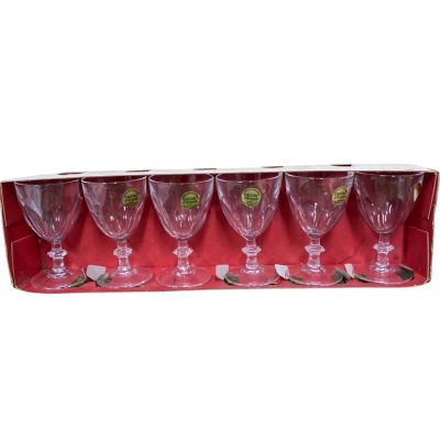 Cristal D’Arques Glass Cups x6