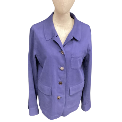 Ines De La Fressange -  Womens  Size M Blazer Navy Blue 
