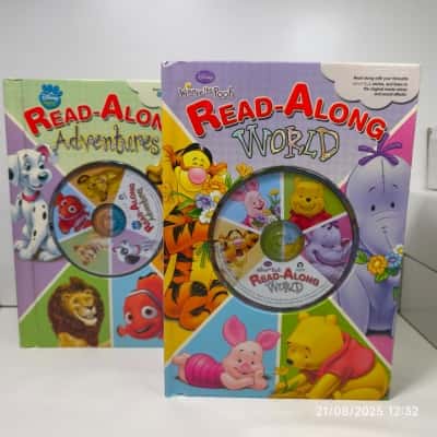 2x Kids Disney Read A Long Book CDs 