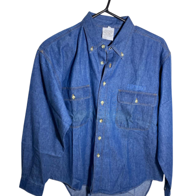 Country Road Womens  Size M Indigo Pocket Denim Shirt 