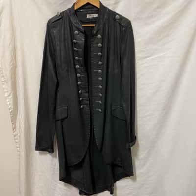 Jenny Jazz Womens  Size XXL Trench Coat Black  