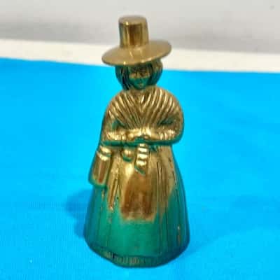 Vintage Brass Welsh Lady or Jenny Jones Bell