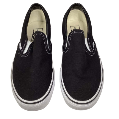 Vans Unisex Size 7M,US/ 8.5W,US Slip ons Black/ White 