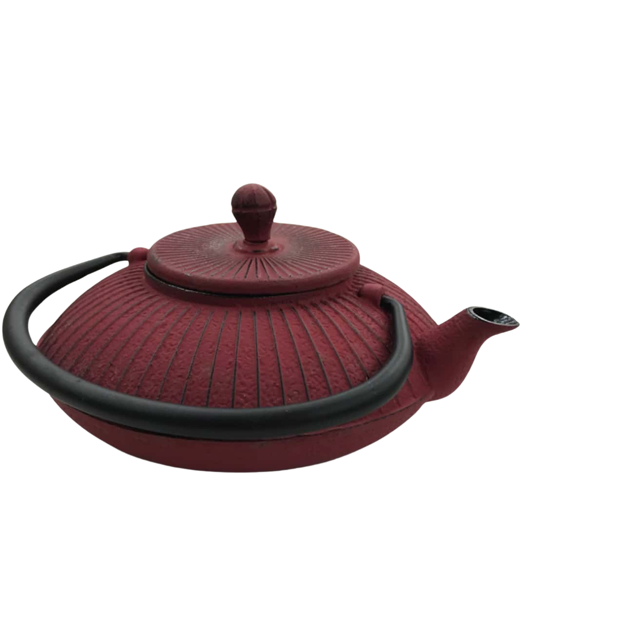 Cast iron teapot as New