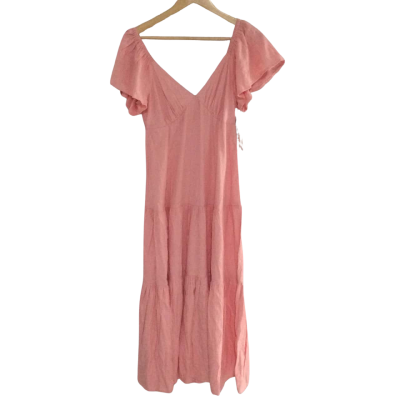 BNWT Billabong Womens  Size XL Maxi Dress Pink  