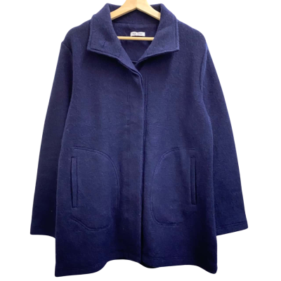 See Saw Navy Blue Pure Wool Blazer 