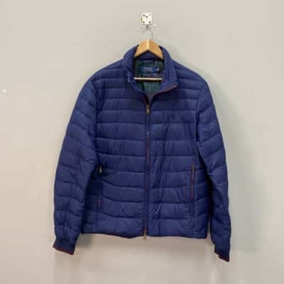 Polo Ralph Lauren Mens  Size L Puffer Blue 