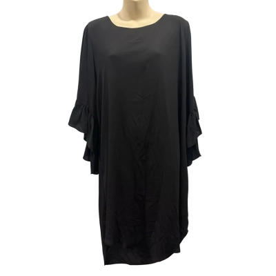 Gordon Smith Womens  Size 14 Midi Dress Black  