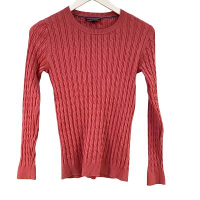 Tommy Hilfiger Womens Size XS Jumper Pink  
