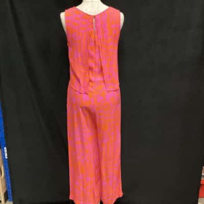 Gorman Womens  Size 8 Jumpsuit Orange / Pink  