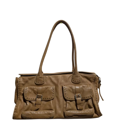 Oroton Brown Leather Handbag