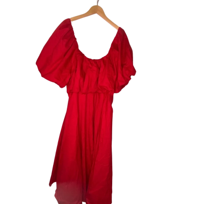 City Chic Womens  Size 22 Maxi Dress / Off The Shoulder Dress Red 
