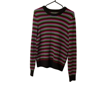 Womens Princess Highway Size 12 Knit Jumper Brown / Green / Purple / Red 