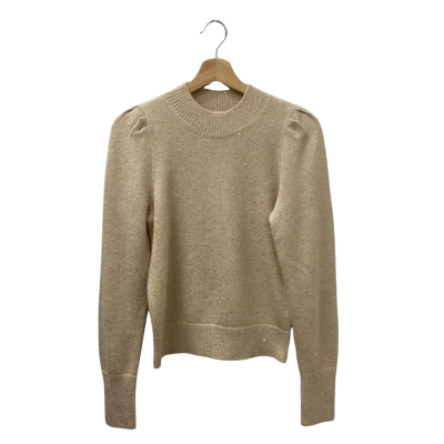 Forever New Womens  Size XS Jumper Champagne Sequin