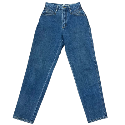 Corfu High Waisted Blue Jeans Size 11 W27