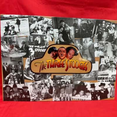 The Three Stooges Collage Tin Sign