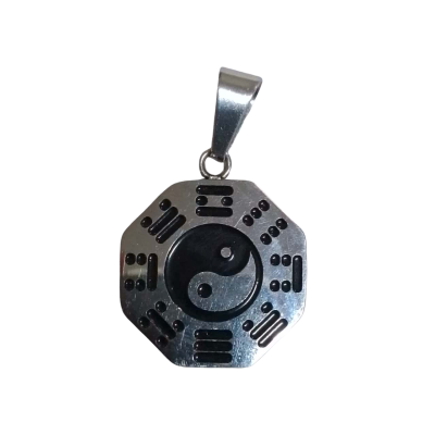 Metal Yin Yang Pendant 