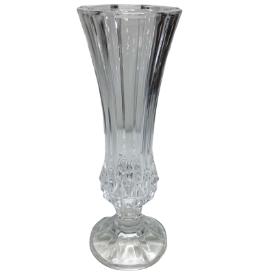 Bonneval by Cristal D’arques Durand French Lead Crystal Footed Bud Vase