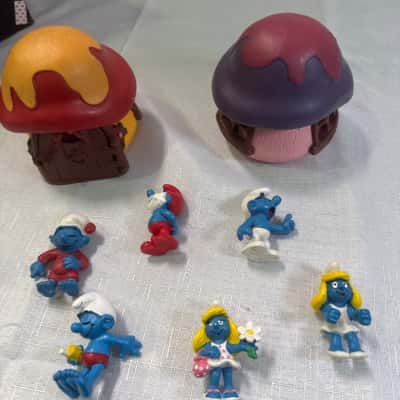VINTAGE SCHLEIC PEYO SMURF BUNDLE