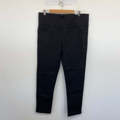 Katies Black Slim Leg Regular Shape & Curve Jeans  Size 18