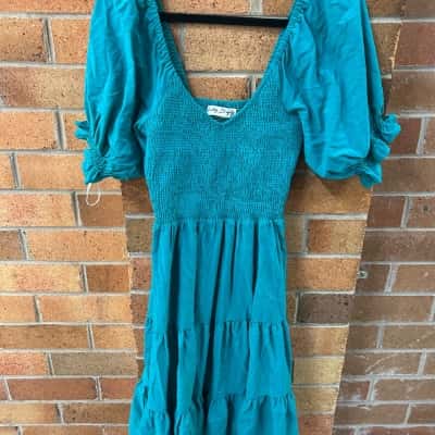 Salty Bright Womens  Size 8 Midi Dress 