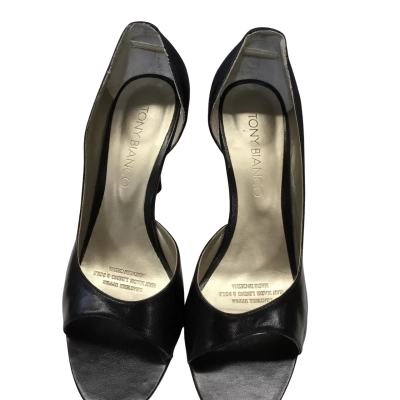 Tony Bianco peep-toe “D’Orsay” Womens  Size 6.5 Heels Black  