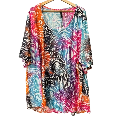 BNWT Taking Shape Womens Size 26 Multicoloured Top