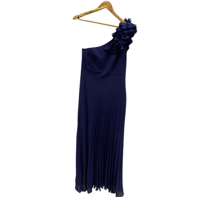 Forever New Women's Size 14 Off The Shoulder Dress / Party Dress Navy Blue 