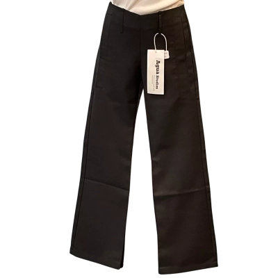 Agua Studio Womens Size XS Straight Leg Pants Black