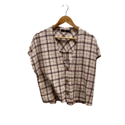 Sportsgirl Womens  Size 16 Beige & Red Top