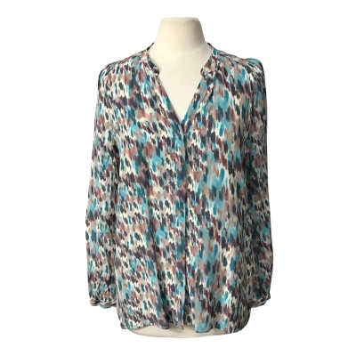David Lawrence Womens  Size 12 100% Pure Silk Multicoloured Top