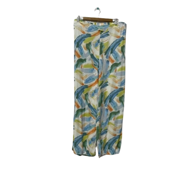 Rockmans Womens  Size 14 Wide Leg Pants Multicoloured 