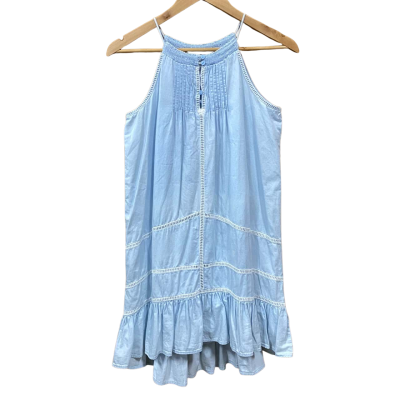 Witchery Kids Blue/White Sleeveless Dress Size 14