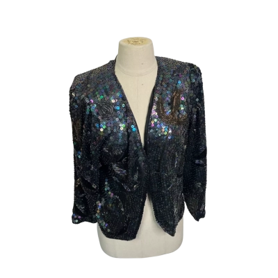  Womens  Size L Black  