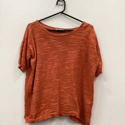  rupert and buckley Womens  Size 14 Crew Neck Jumper Orange 