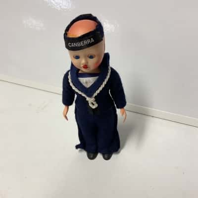 Vintage sailors doll eyes open and shut 