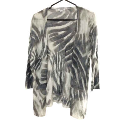Meredith Womens  Size XL 3/4 Sleeve Shirt Animal print 