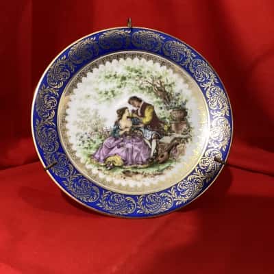 Vintage Monarch Porcelain d’Art Limoges France Decorative Plate 