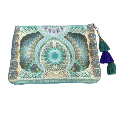 Camilla Womens Small Clutch Blue / Green / Multicoloured 
