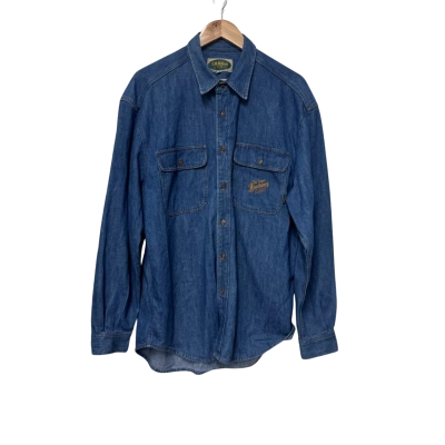R.M. Williams Retro Bundy Rum Size XL Denim Shirt 