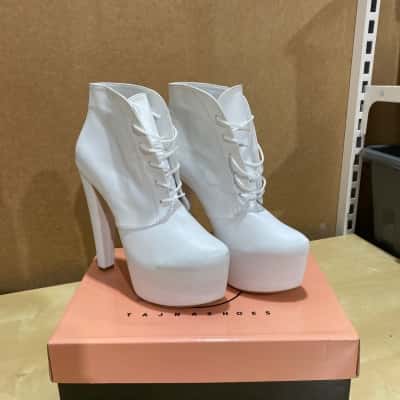 Tajna High Heels Womens  Size 7 White 