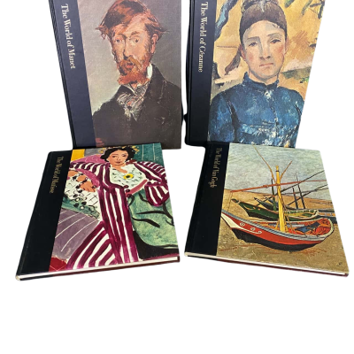 Time Life Library of Art Books x 4 Bundle: The World of Van Gogh-Cezanne-Matisse-Manet